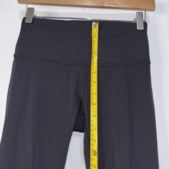 Lululemon SoulCycle Wunder Under Crop Leggings Black High Rise Size 6 - Picture 4 of 8
